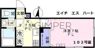 Ｈ．Ｓ　Ｈｅａｒｔの物件間取画像